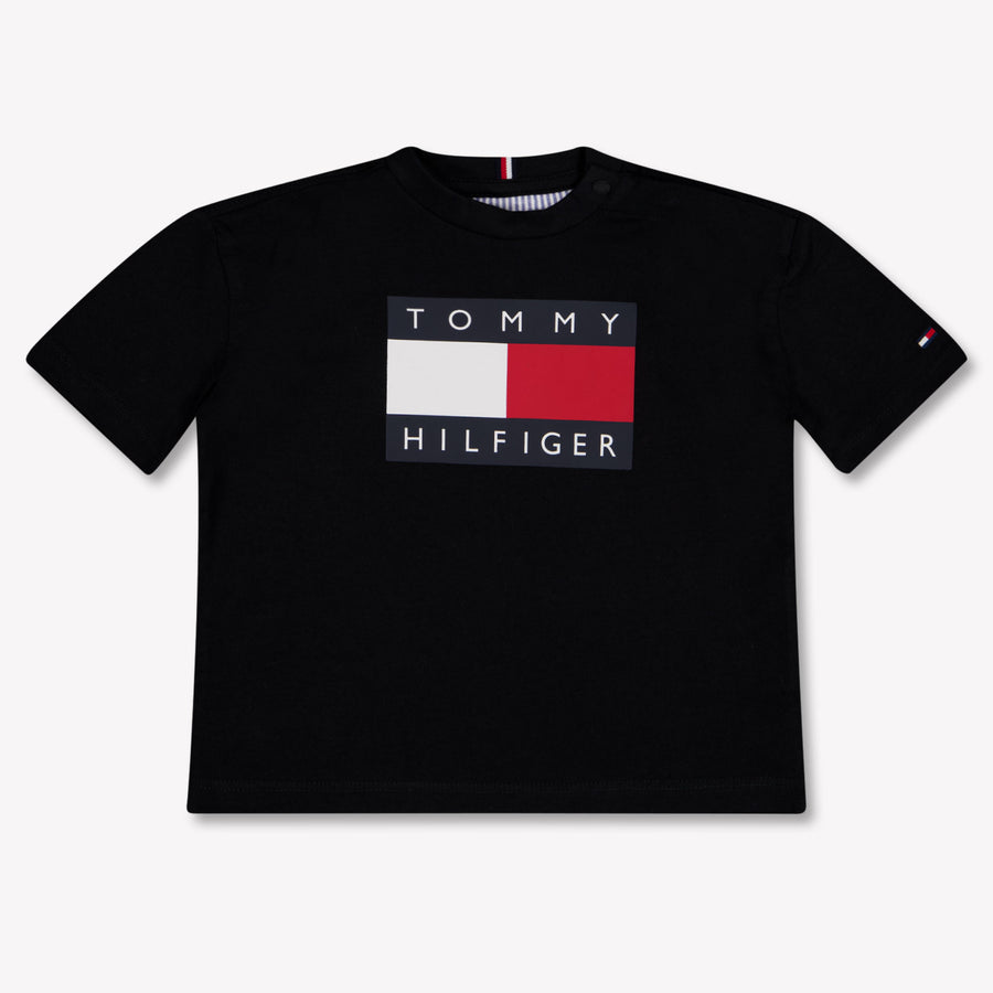 Tommy Hilfiger bebe Chicos suéter en Negro