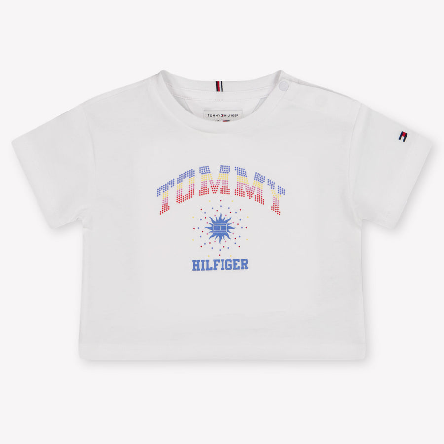 Tommy Hilfiger Bébé Filles T-shirt dans Blanc