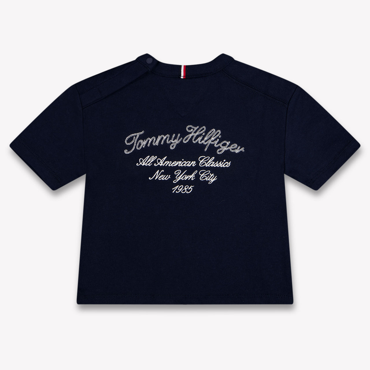 Tommy Hilfiger bebe Chicos Camiseta adentro Navy