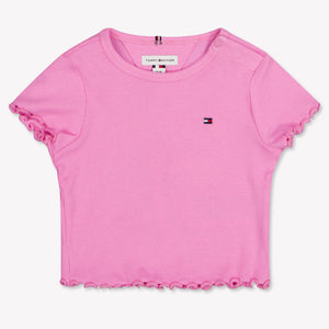 Tommy Hilfiger Bambino Ragazze Maglietta dentro Rosa