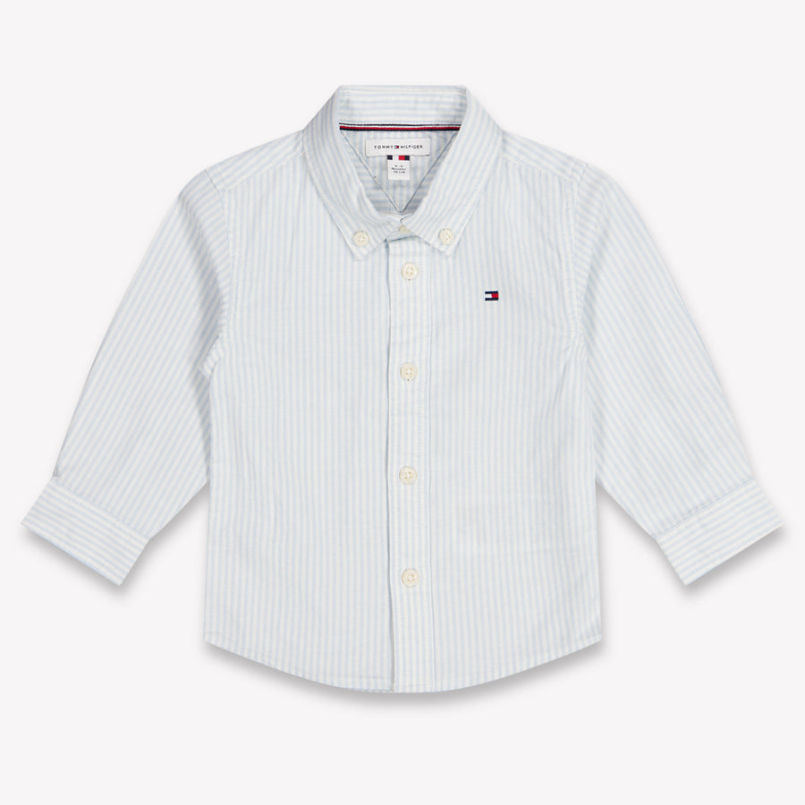 Tommy Hilfiger Bébé Garçons Chemisier Bleu Clair