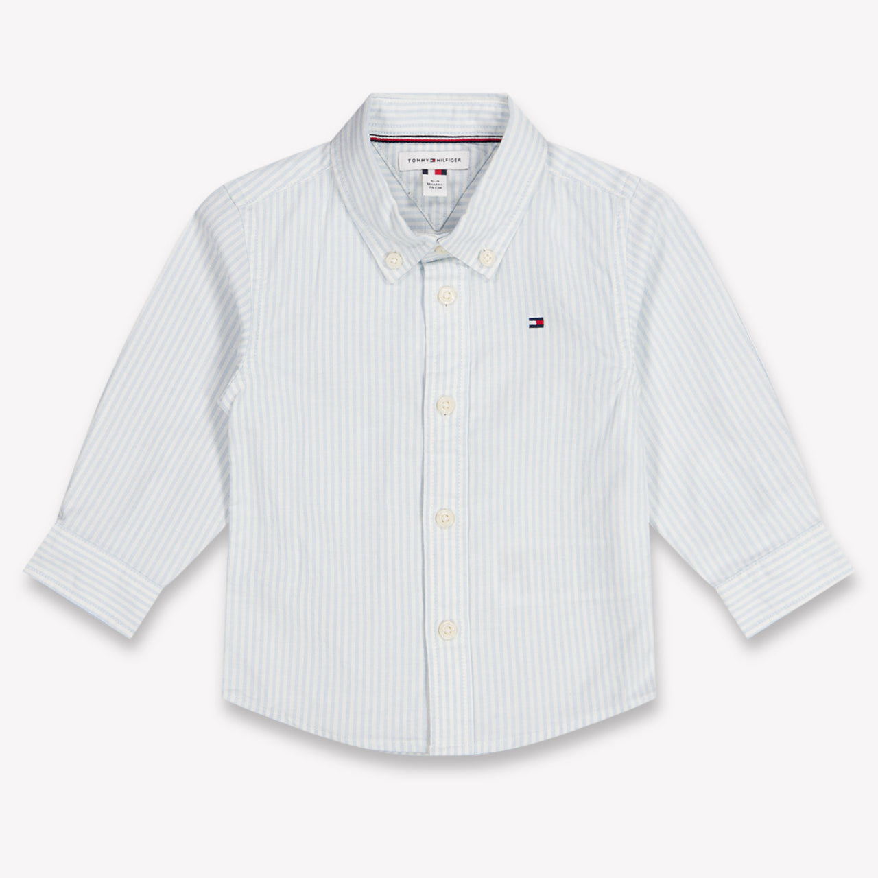 Tommy Hilfiger Baby Jungen Bluse rein Hellblau