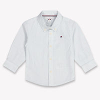 Tommy Hilfiger Baby Jungen Bluse rein Hellblau