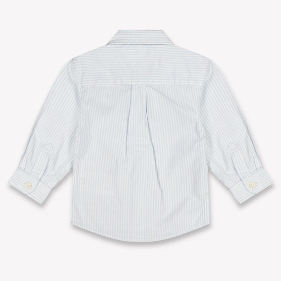 Tommy Hilfiger Baby Jungen Bluse rein Hellblau