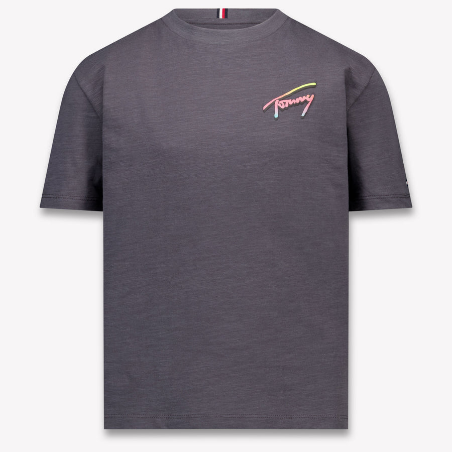 Tommy Hilfiger Enfants Garçons T-shirt dans Anthracite