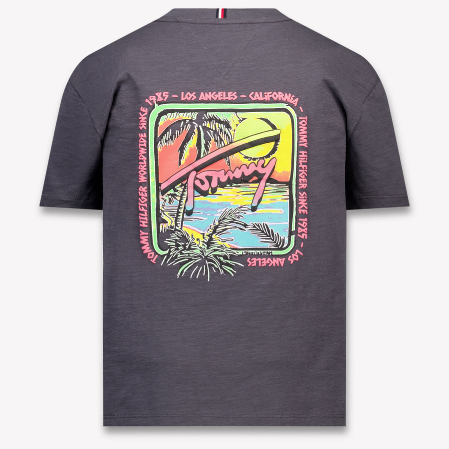 Tommy Hilfiger Kinder Jungen T-Shirt In Antraciet