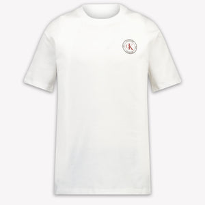 Calvin Klein Bambini Ragazzi Maglietta dentro Bianco