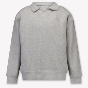 Calvin Klein Kinder Jungen Pullover rein Grau
