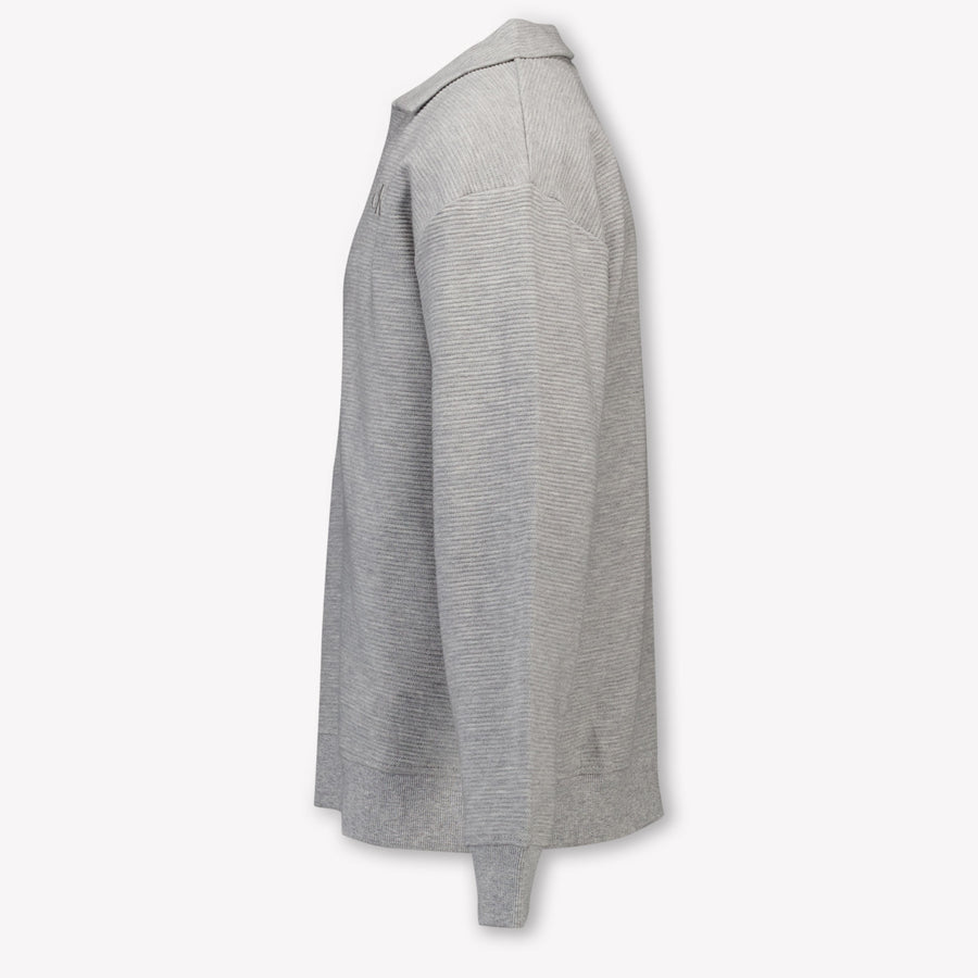 Calvin Klein Kinder Jungen Pullover rein Grau
