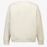 Calvin Klein Enfants Garçons Pull en blanc cassé