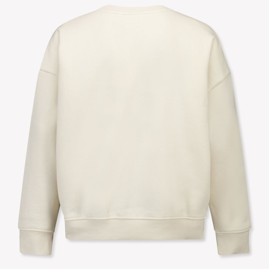 Calvin Klein Enfants Garçons Pull en blanc cassé
