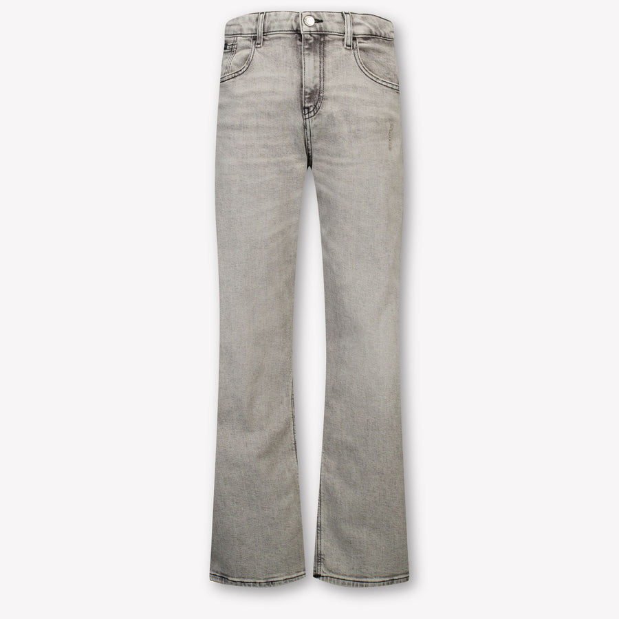 Calvin Klein Kids Boys Jeans In Light Gray