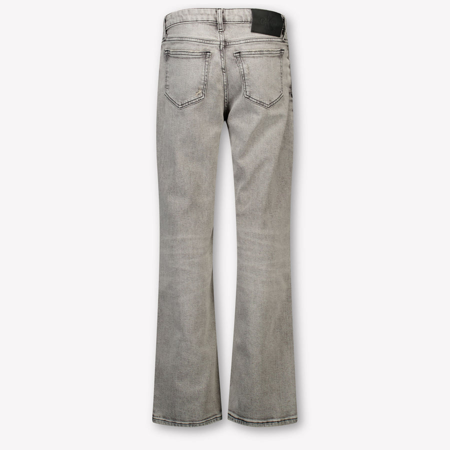 Calvin Klein Kids Boys Jeans In Light Gray