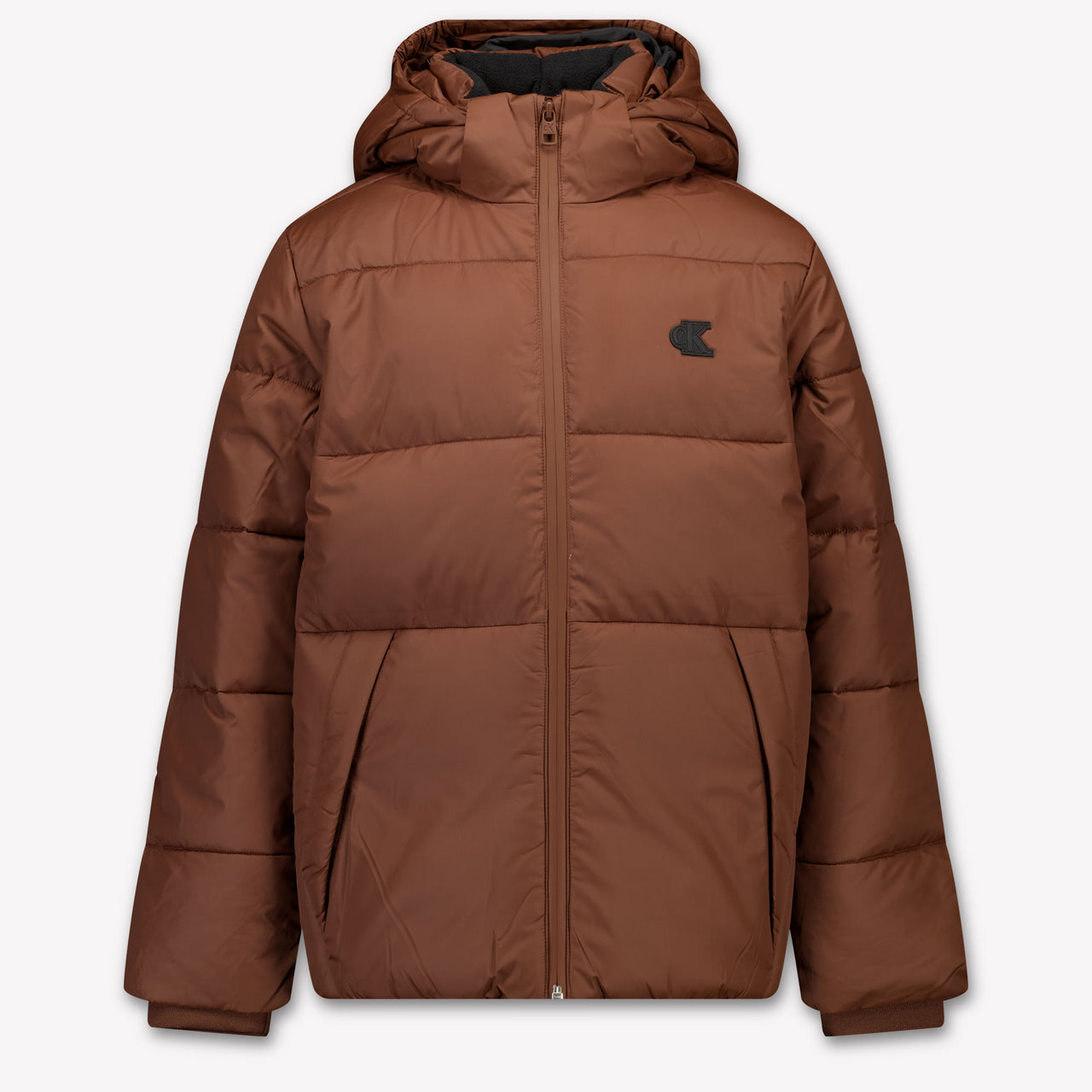 Calvin Klein Kinder Jungen Wintermantel In Braun