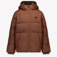 Calvin Klein Kinder Jungen Wintermantel In Braun