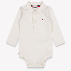 Tommy Hilfiger Unisex-Strampler für Babys Grauweiß