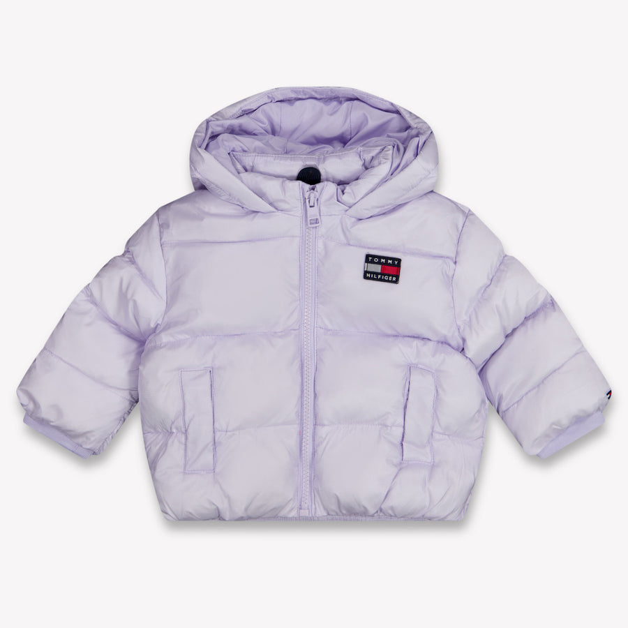 Tommy Hilfiger Bébé Filles Manteau d'hiver Lilas
