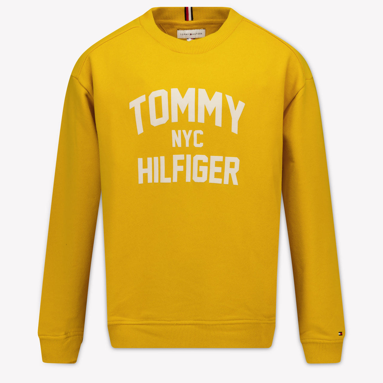 Tommy Hilfiger Bambini Ragazzi Maglione dentro Giallo