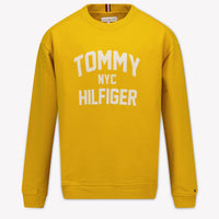 Tommy Hilfiger Bambini Ragazzi Maglione dentro Giallo