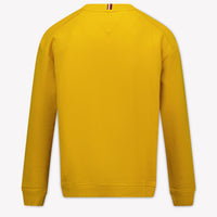 Tommy Hilfiger Bambini Ragazzi Maglione dentro Giallo