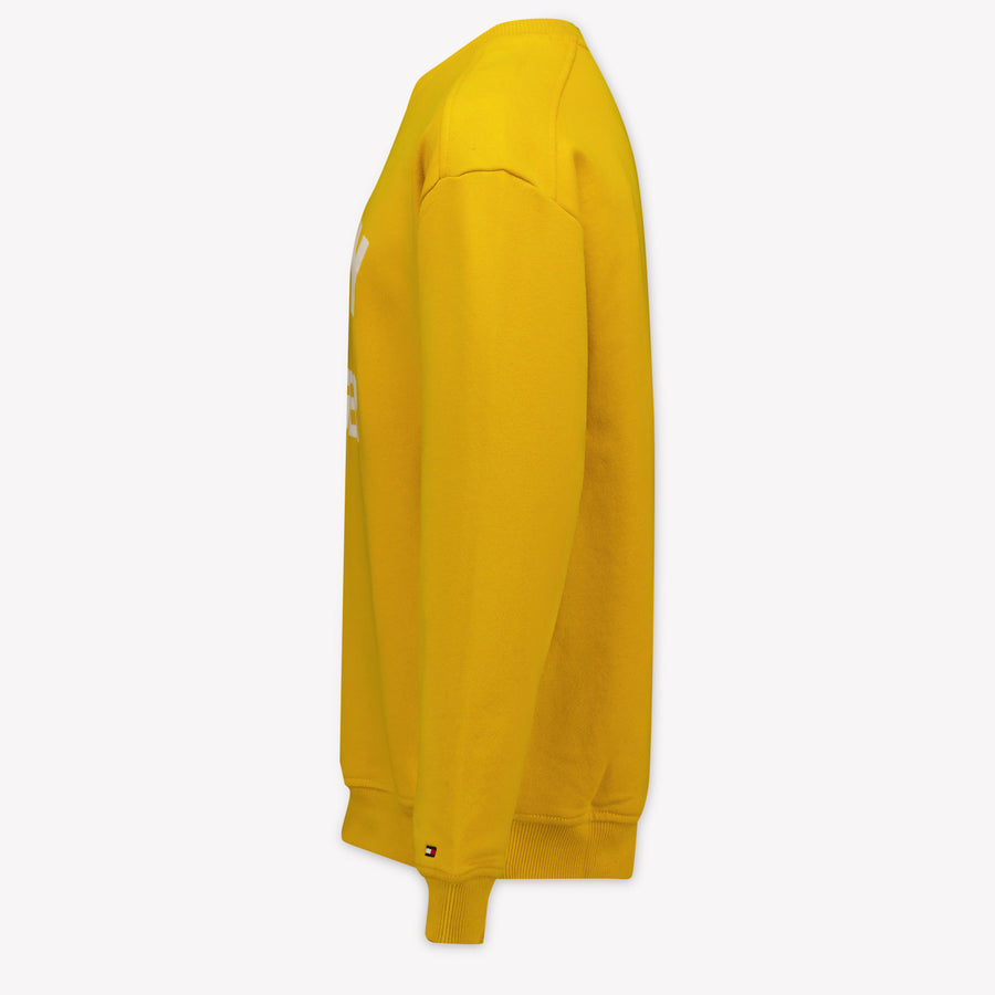 Tommy Hilfiger Bambini Ragazzi Maglione dentro Giallo