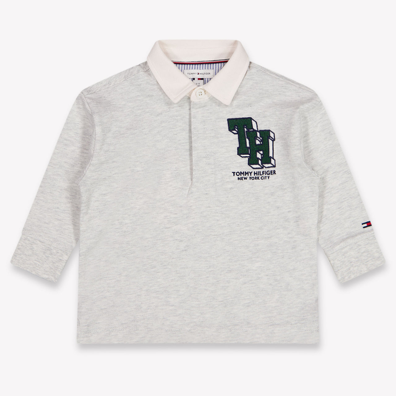 Tommy Hilfiger Baby Jongens Polo In Grijs