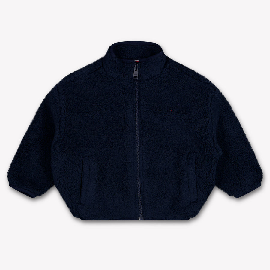 Tommy Hilfiger bebe Chicos Cárdigan en Navy