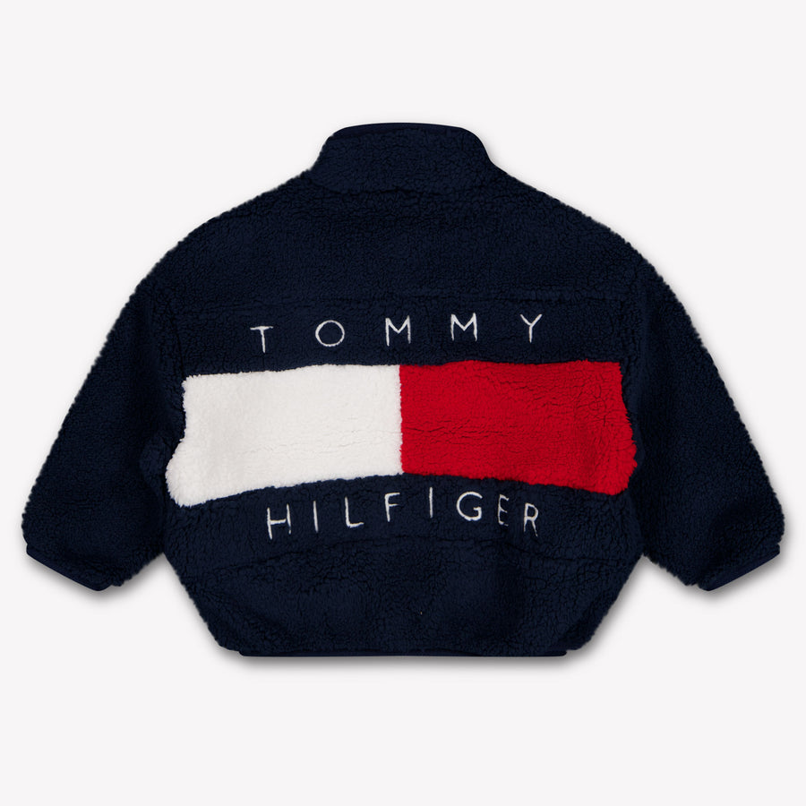 Tommy Hilfiger bebe Chicos Cárdigan en Navy