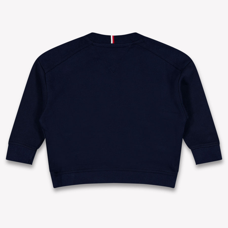 Tommy Hilfiger bebe Chicos suéter en Navy