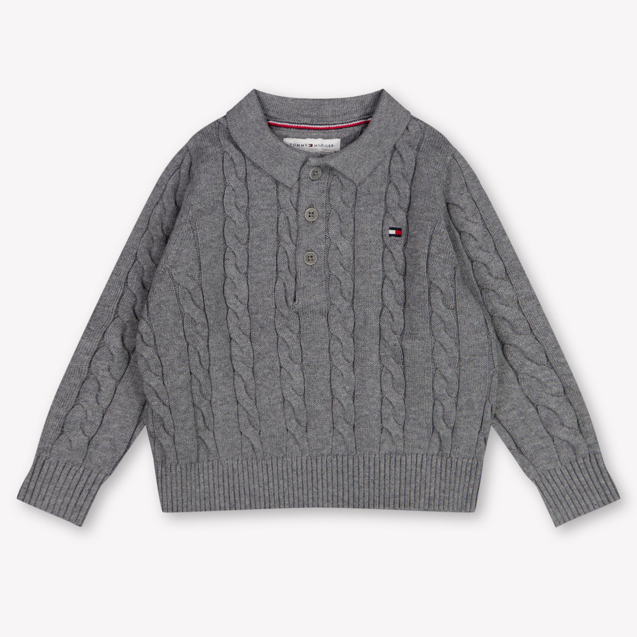 Tommy Hilfiger Bébé Garçons Pull en Gris