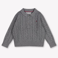 Tommy Hilfiger Bébé Garçons Pull en Gris