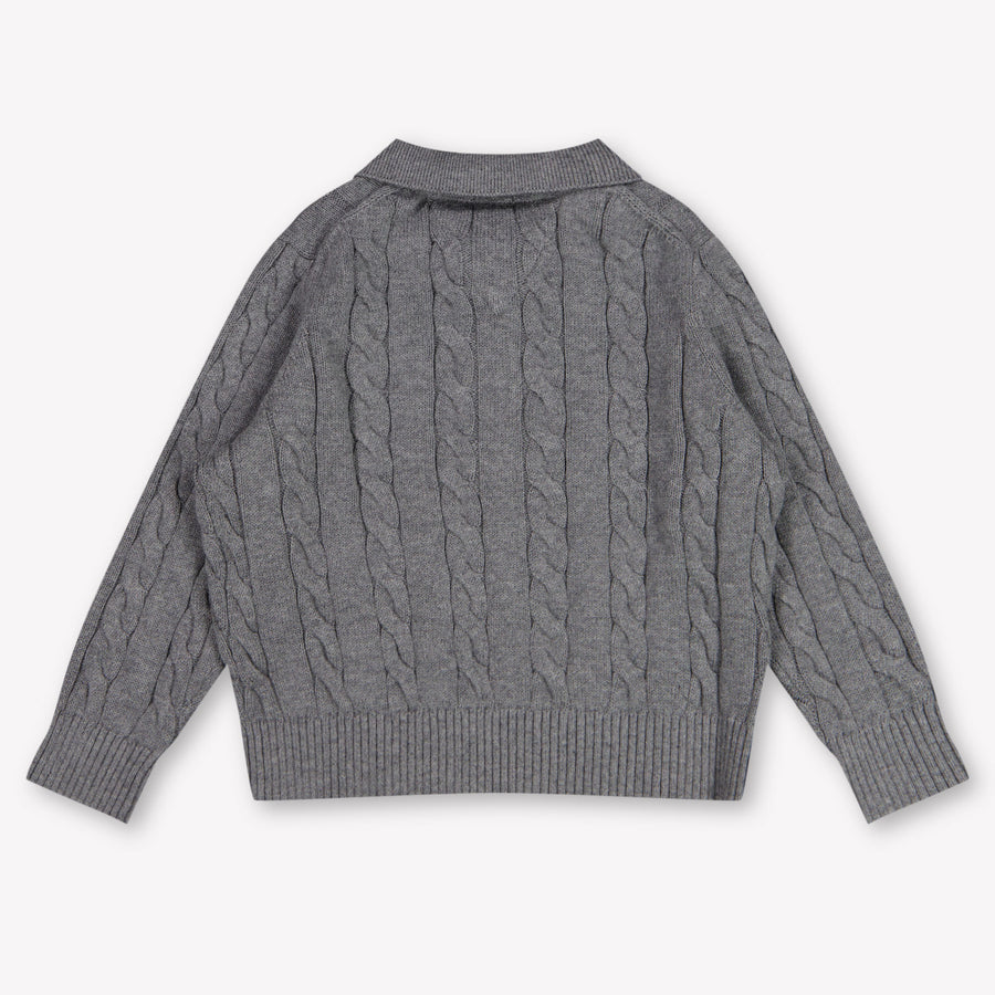 Tommy Hilfiger Bébé Garçons Pull en Gris