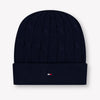 Tommy Hilfiger Unisex Kids Beanie in Navy