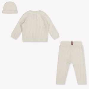 Tommy Hilfiger Bambino Unisex Impostato Off White