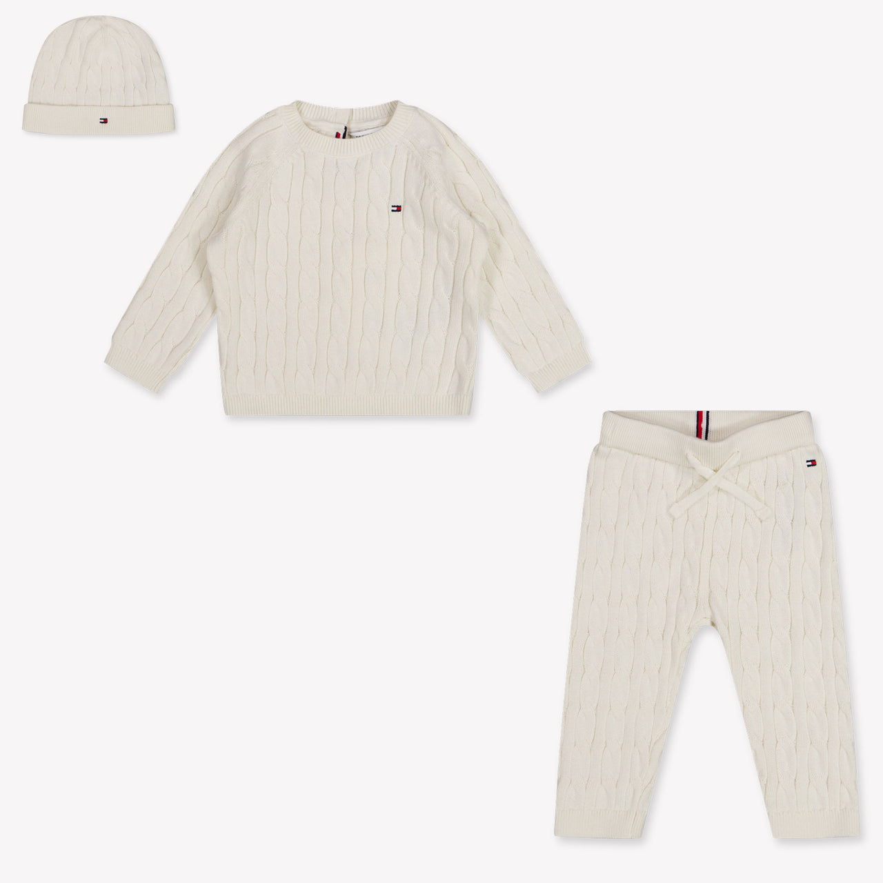 Tommy Hilfiger Bambino Unisex Impostato Off White