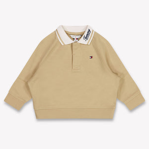 Tommy Hilfiger Baby Jungen Pullover rein Beige