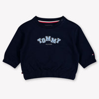 Tommy Hilfiger Baby Jungen Pullover rein Marineblau