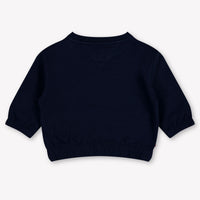 Tommy Hilfiger Baby Jungen Pullover rein Marineblau
