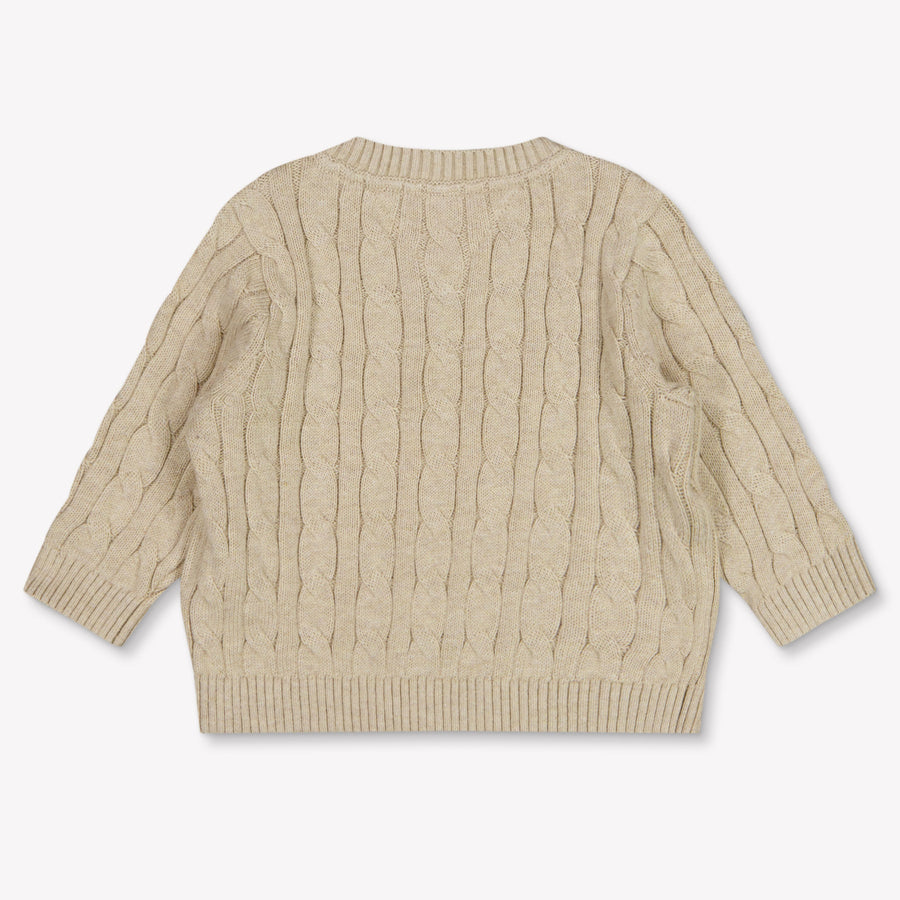Tommy Hilfiger bebe Unisex suéter en Beige