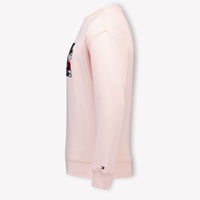 Tommy Hilfiger Mädchen Pullover in Hellrosa