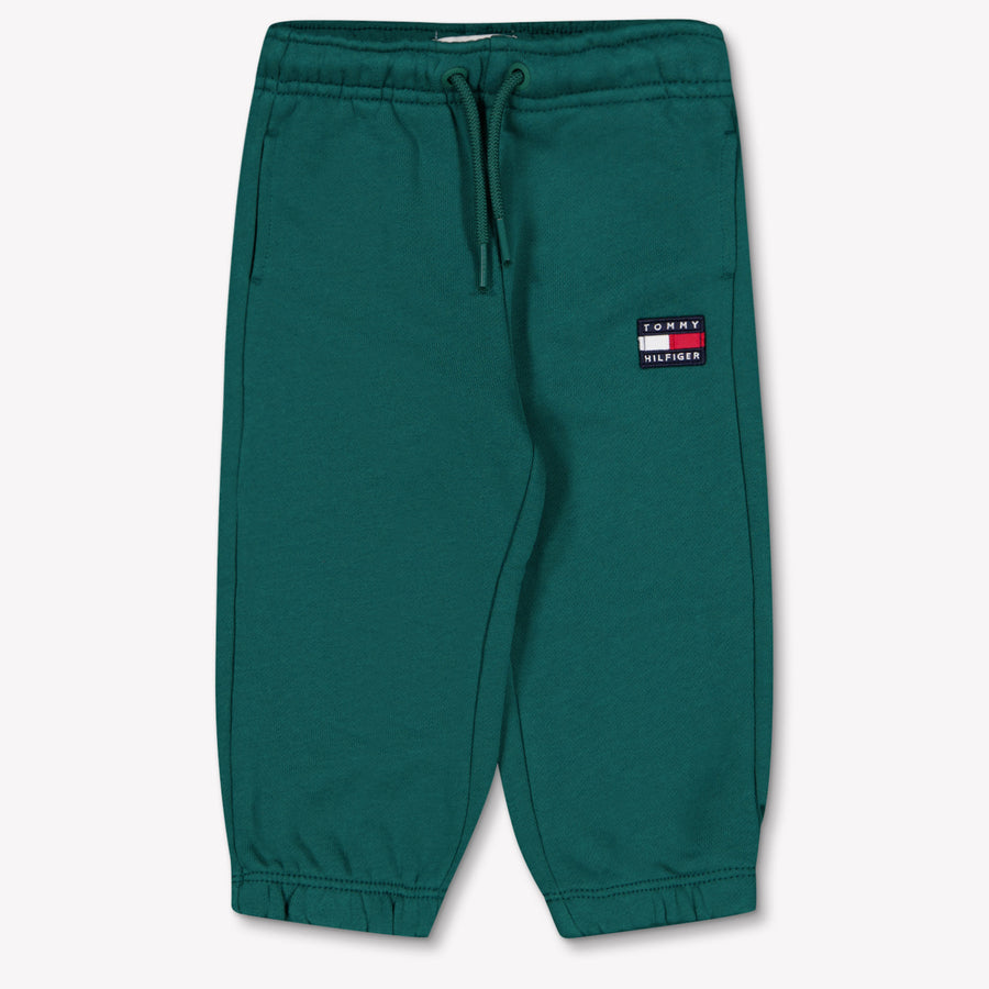 Tommy Hilfiger Bambino Unisex Pantaloni dentro Verde Scuro