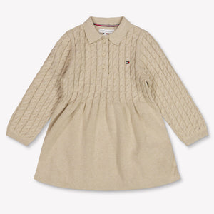 Tommy Hilfiger bebe Chicas Vístete Beige