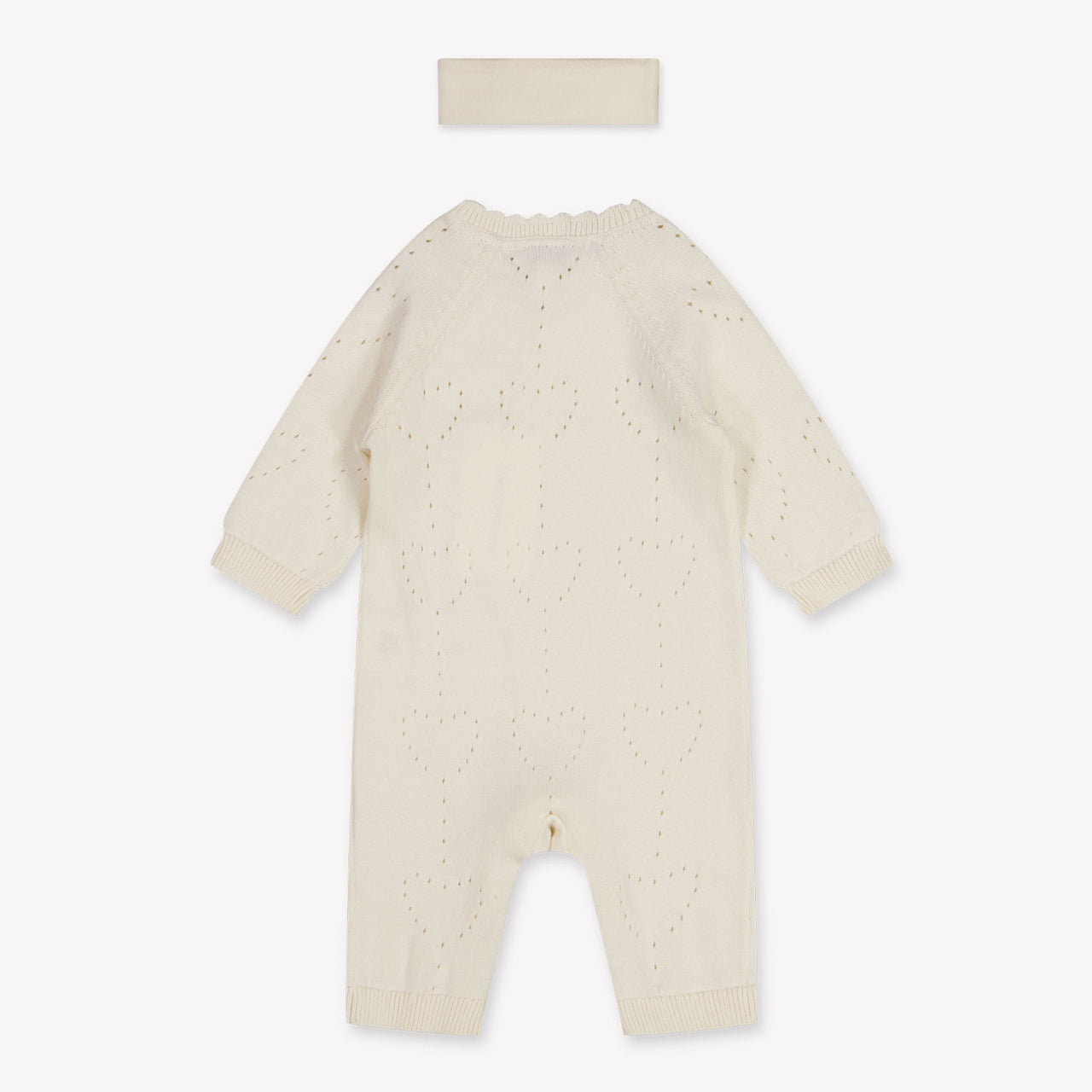 Tommy Hilfiger Bébé Filles Combishort en blanc cassé