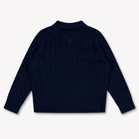 Tommy Hilfiger Baby Jungen Pullover rein Marineblau
