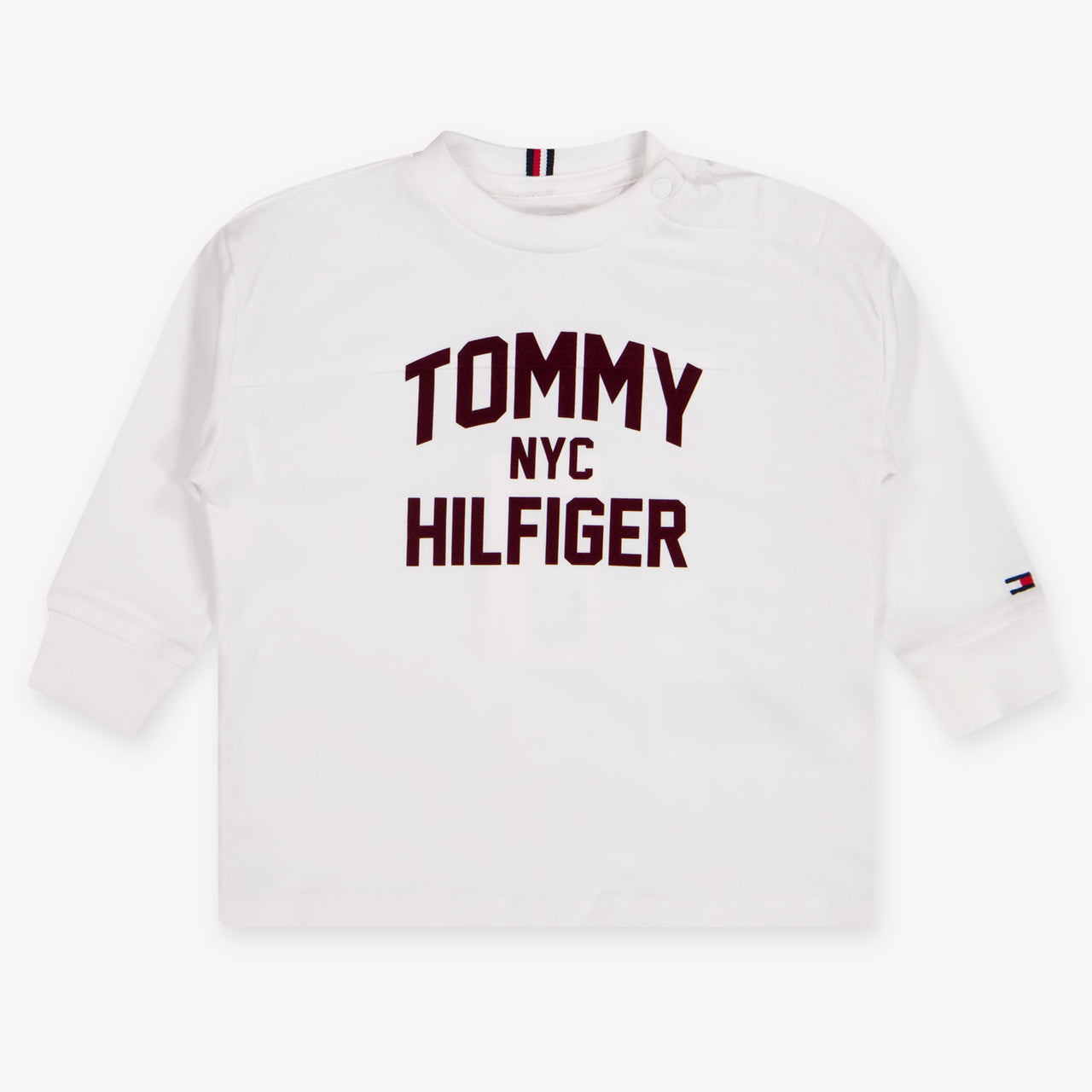 Tommy Hilfiger bebe Chicos Camiseta adentro Blanco