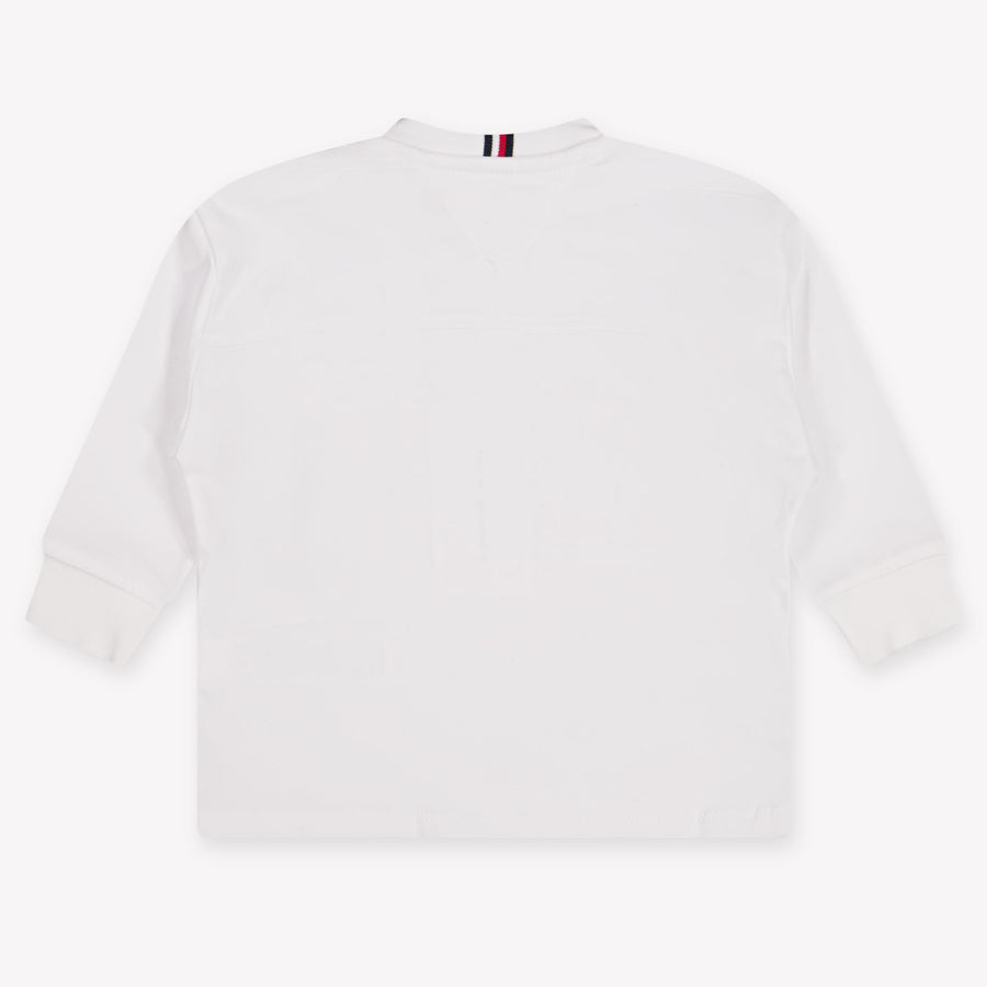 Tommy Hilfiger bebe Chicos Camiseta adentro Blanco