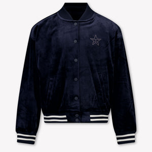 Tommy Hilfiger Kinder Mädchen Strickjacke In Marineblau
