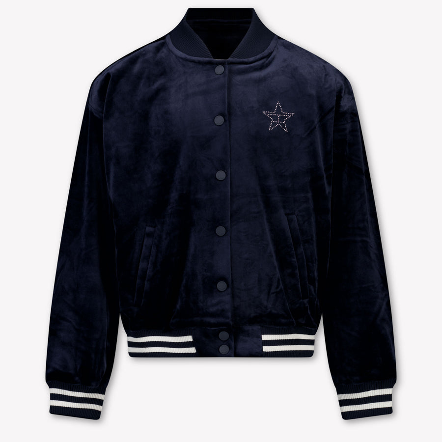 Tommy Hilfiger Kinder Mädchen Strickjacke In Marineblau
