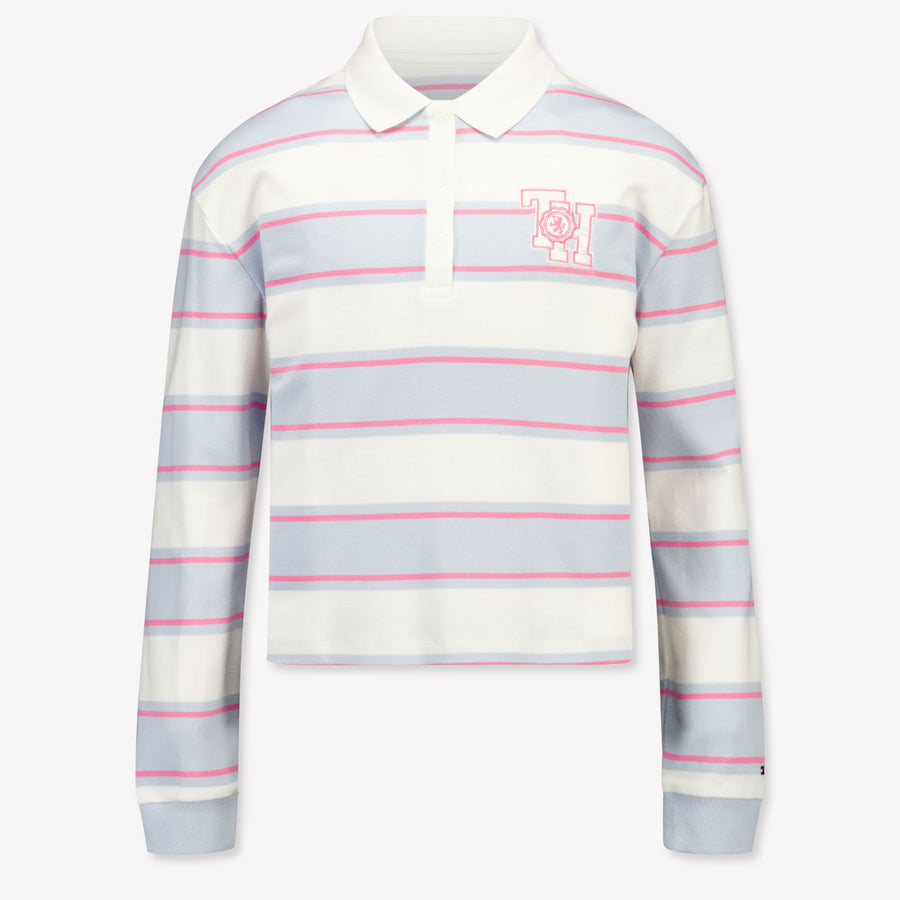 Tommy Hilfiger Mädchen Poloshirt in Hellblau