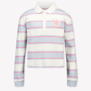 Tommy Hilfiger Mädchen Poloshirt in Hellblau
